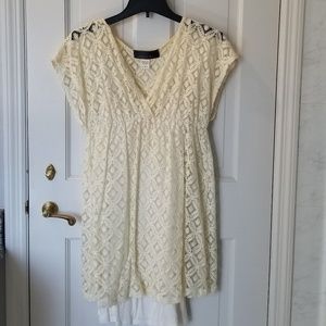 Lace Kimono Dress